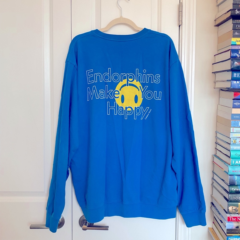 Limited Edition Outdoor Voices Endorphins Make You Happy Sweatshirt